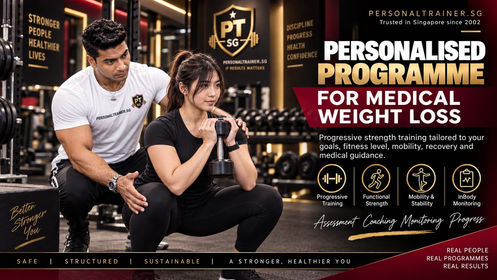 Personalised Programme For Medical Weight Loss - PersonalTrainer.sg